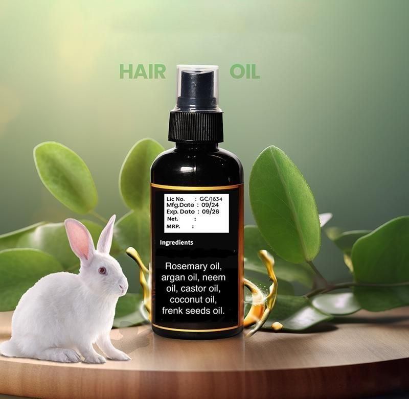 Rabbit Hair Oil  (Pack of 2)