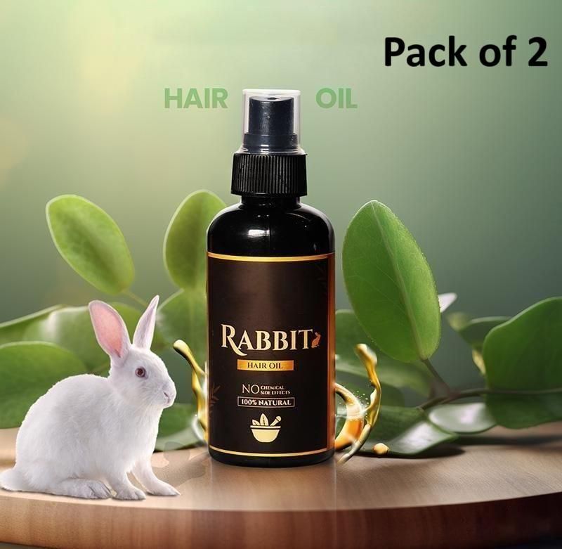 Rabbit Hair Oil  (Pack of 2)